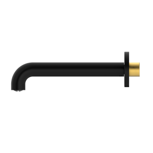 NERO MECCA BASIN/ BATH SPOUT MATTE BLACK (AVAILABLE IN 120MM, 160MM, 185MM, 230MM AND 260MM)