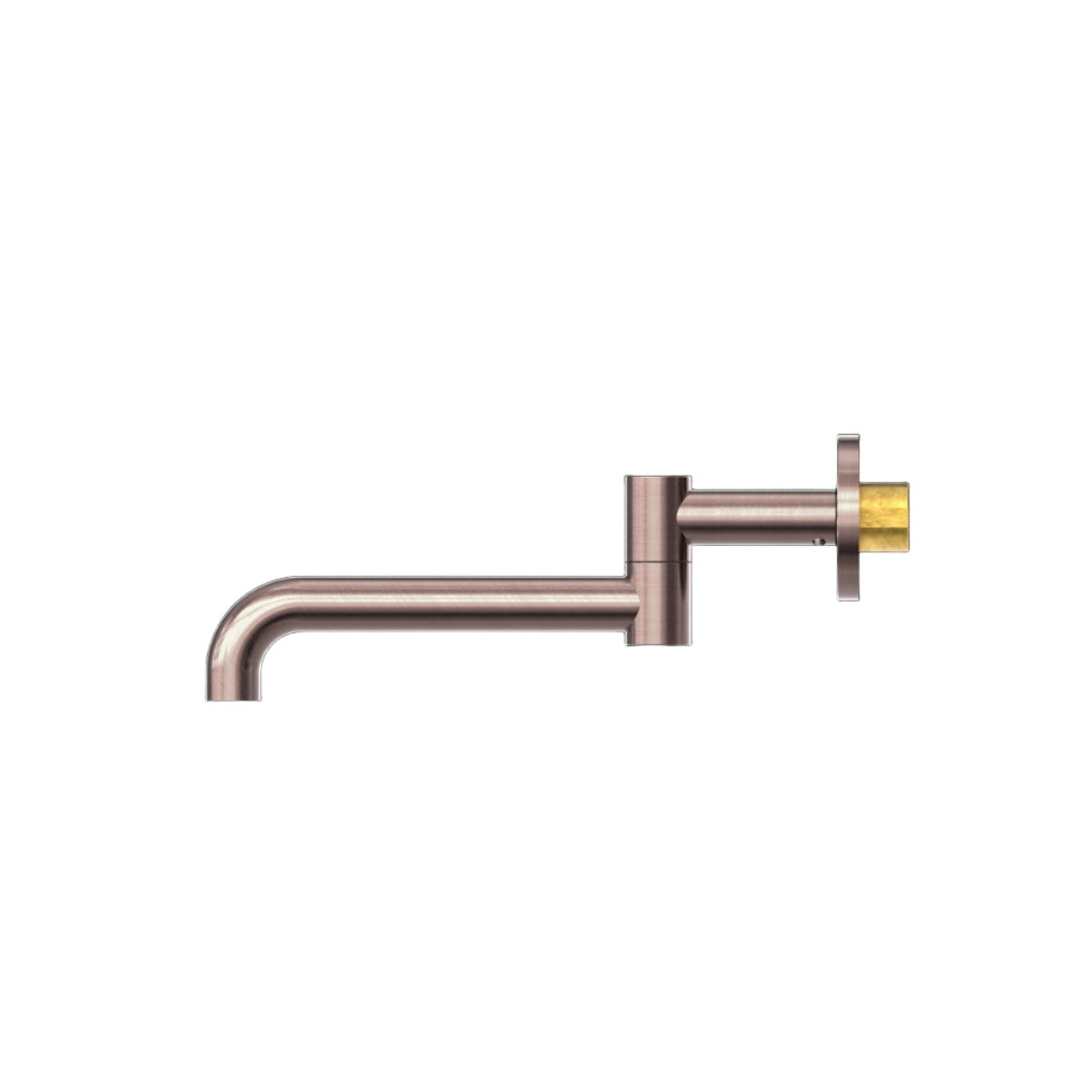 NERO MECCA WALL MOUNTED SWIVEL BASIN/ BATH SPOUT BRUSHED BRONZE