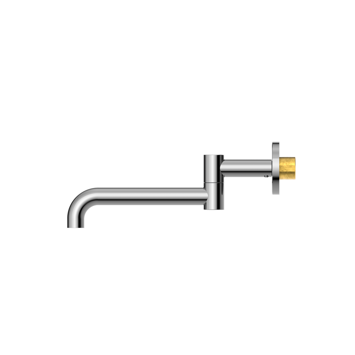 NERO MECCA WALL MOUNTED SWIVEL BASIN / BATH SPOUT CHROME