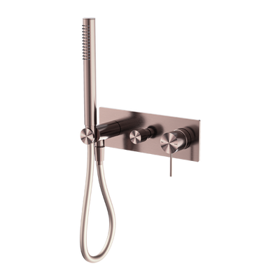 NERO MECCA SHOWER MIXER DIVERTER SYSTEM BRUSHED BRONZE