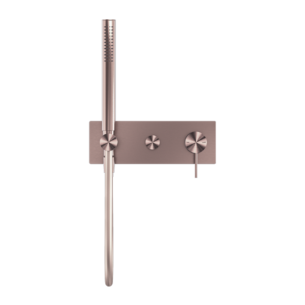 NERO MECCA SHOWER MIXER DIVERTOR SYSTEM BRUSHED BRONZE