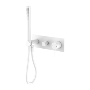 NERO MECCA SHOWER MIXER DIVERTER SYSTEM MATTE WHITE
