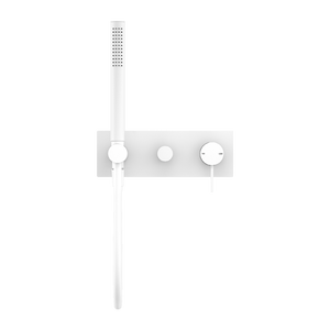NERO MECCA SHOWER MIXER DIVERTER SYSTEM MATTE WHITE