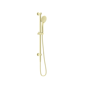NERO MECCA SHOWER RAIL WITH AIR SHOWER BRUSHED GOLD