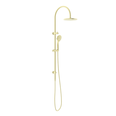NERO MECCA TWIN SHOWER WITH AIR SHOWER BRUSHED GOLD