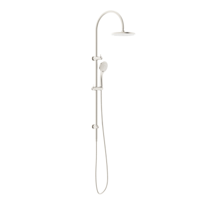 NERO MECCA TWIN SHOWER WITH AIR SHOWER BRUSHED NICKEL