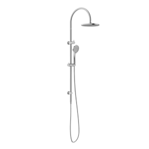 NERO MECCA TWIN SHOWER WITH AIR SHOWER CHROME