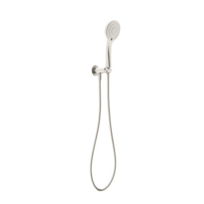 NERO MECCA SHOWER ON BRACKET WITH AIR SHOWER BRUSHED NICKEL