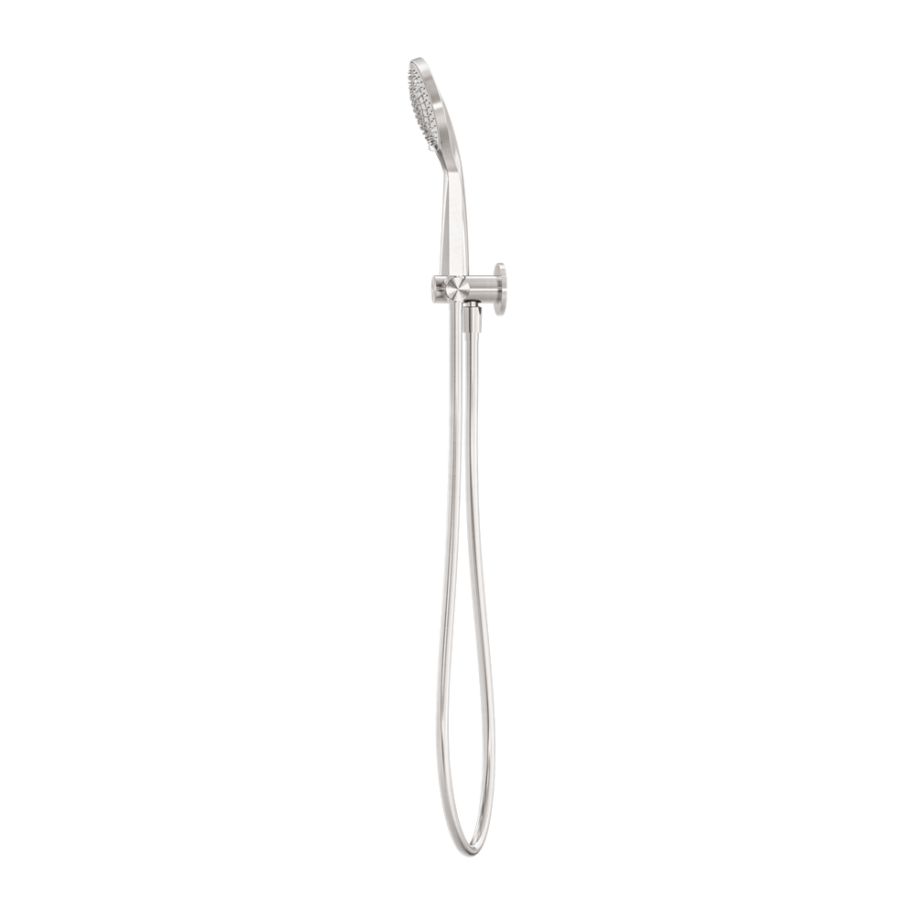 NERO MECCA SHOWER ON BRACKET WITH AIR SHOWER BRUSHED NICKEL