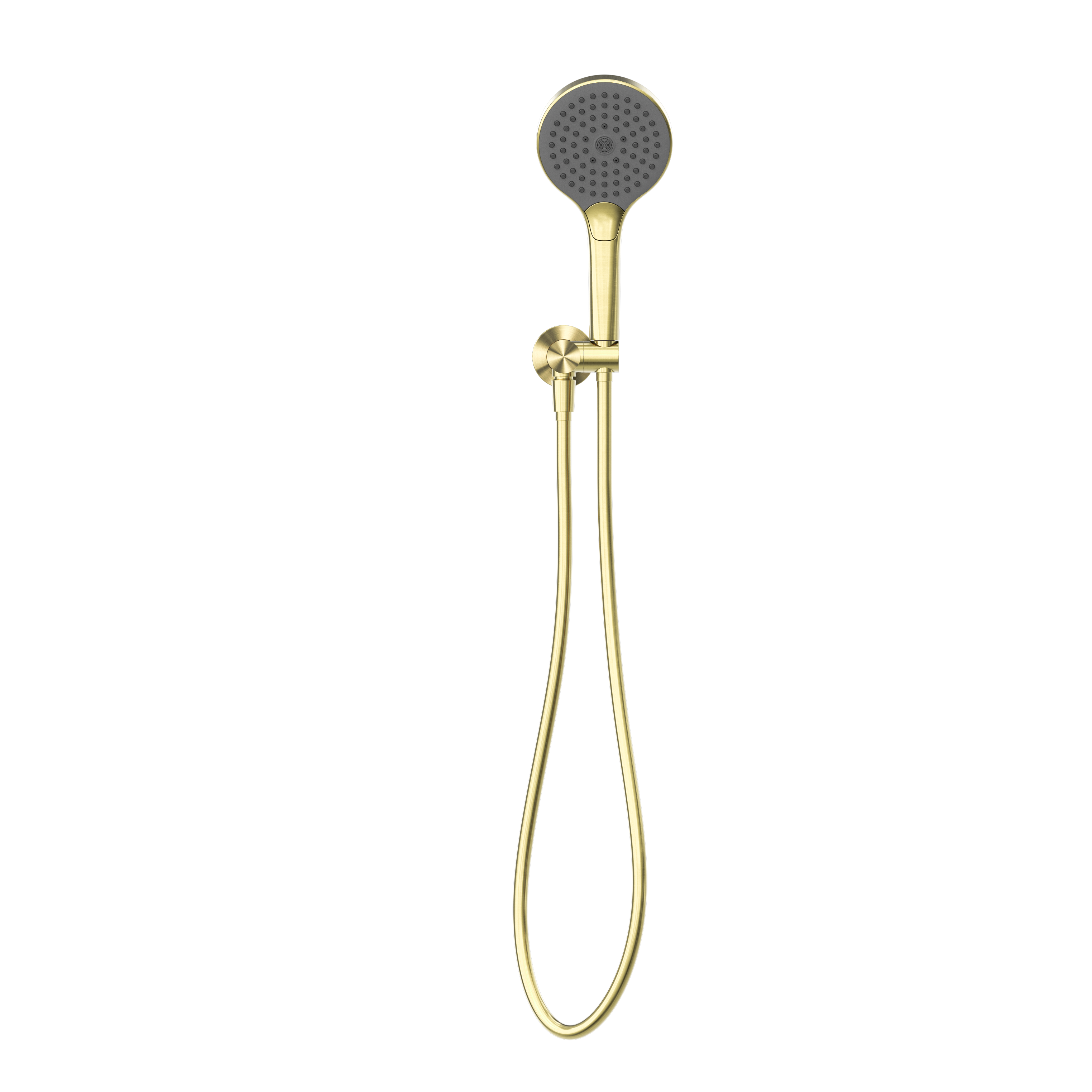 NERO MECCA SHOWER ON BRACKET WITH AIR SHOWER II BRUSHED GOLD