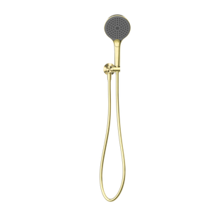 NERO MECCA SHOWER ON BRACKET WITH AIR SHOWER II BRUSHED GOLD