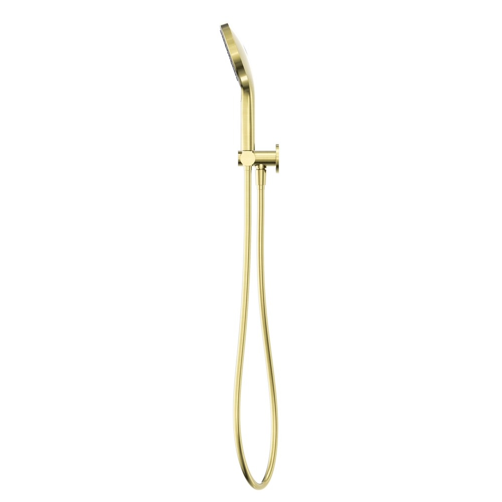 NERO MECCA SHOWER ON BRACKET WITH AIR SHOWER II BRUSHED GOLD