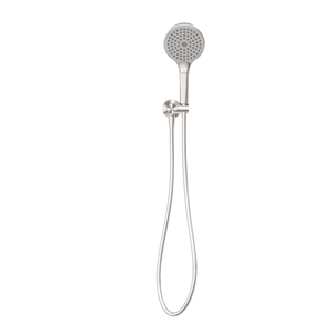 NERO MECCA SHOWER ON BRACKET WITH AIR SHOWER II BRUSHED NICKEL
