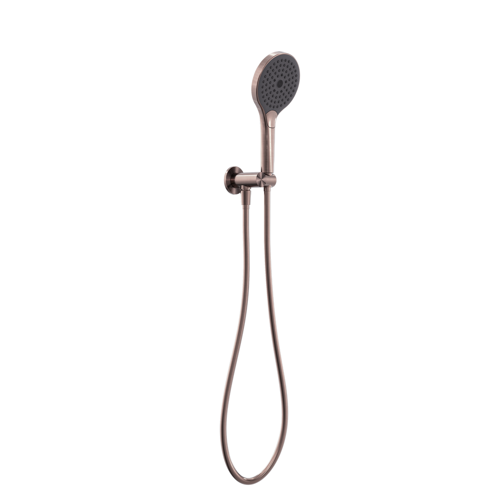 NERO MECCA SHOWER ON BRACKET WITH AIR SHOWER II BRUSHED BRONZE