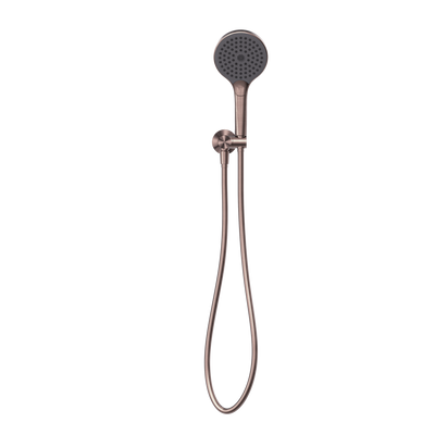 NERO MECCA SHOWER ON BRACKET WITH AIR SHOWER II BRUSHED BRONZE