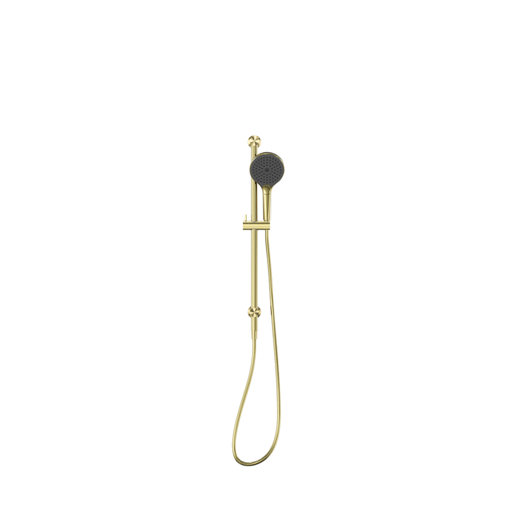 NERO MECCA SHOWER RAIL WITH AIR SHOWER II BRUSHED GOLD