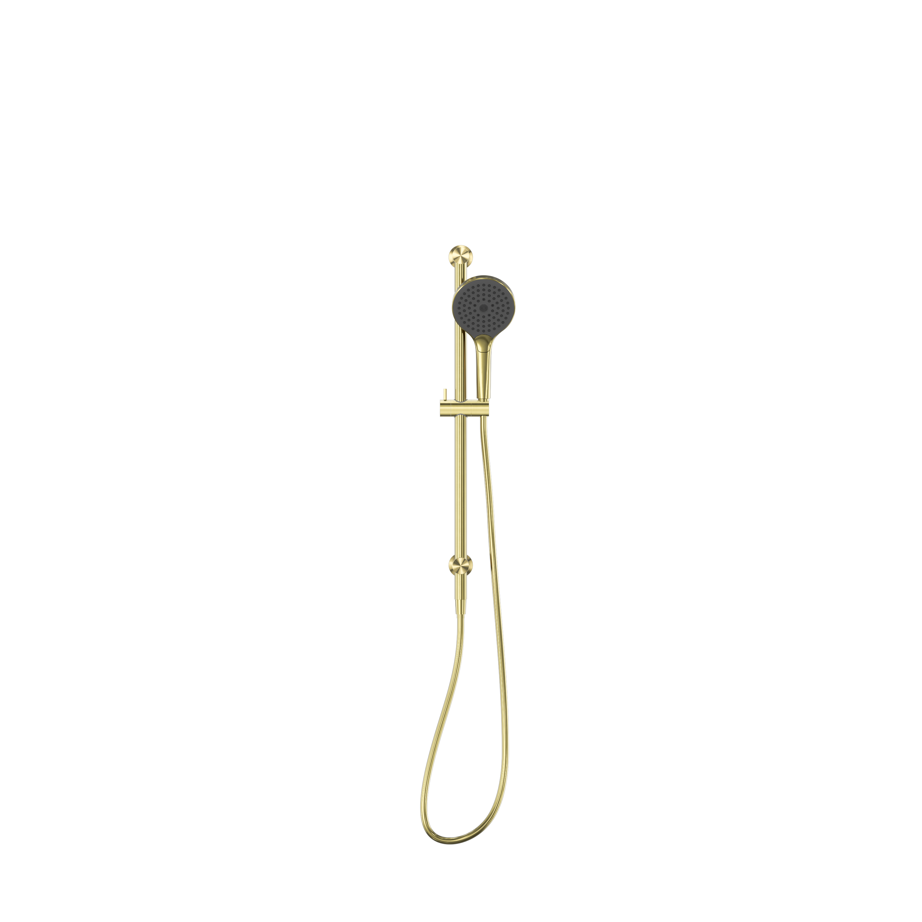 NERO MECCA SHOWER RAIL WITH AIR SHOWER II BRUSHED GOLD