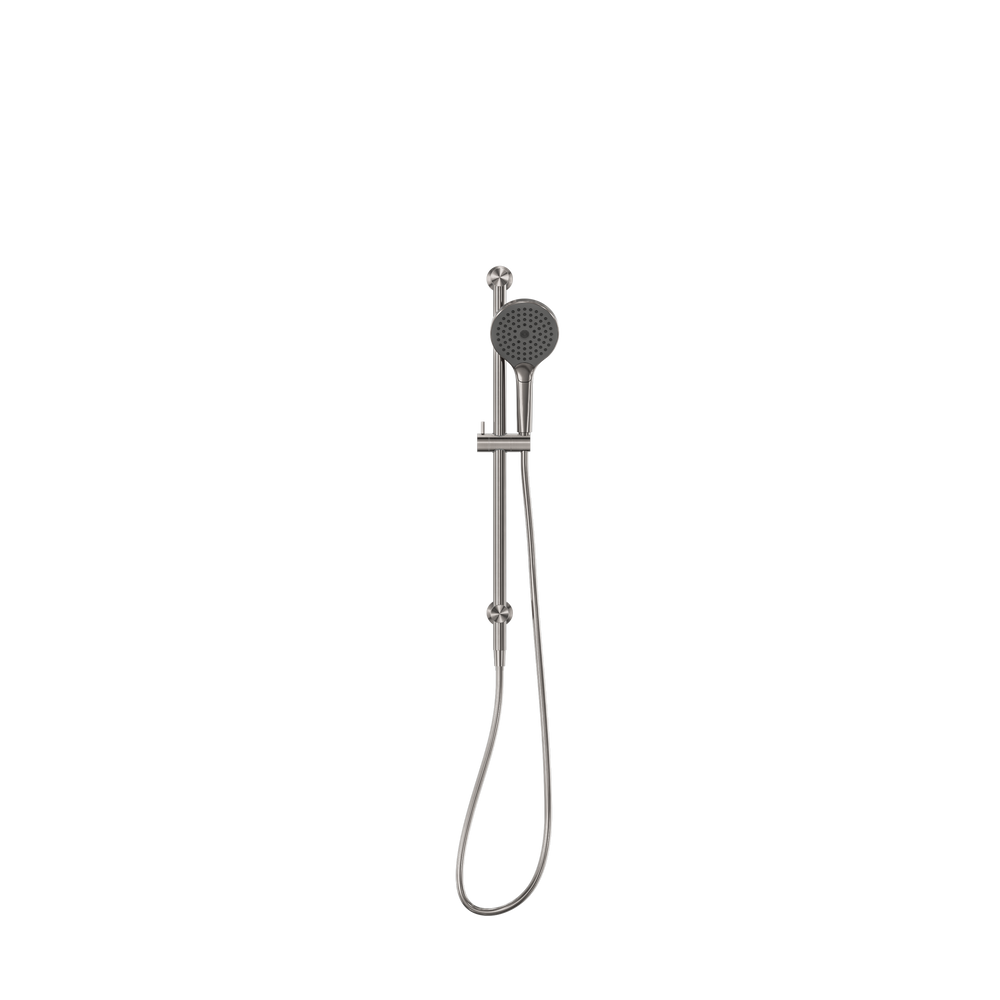 NERO MECCA SHOWER RAIL WITH AIR SHOWER II BRUSHED NICKEL