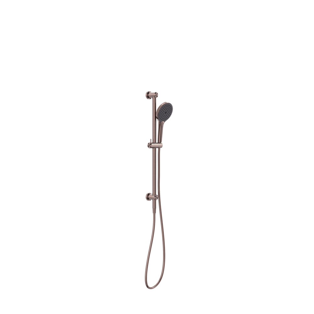 NERO MECCA SHOWER RAIL WITH AIR SHOWER II BRUSHED BRONZE