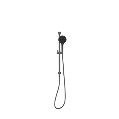 NERO MECCA SHOWER RAIL WITH AIR SHOWER II GUN METAL