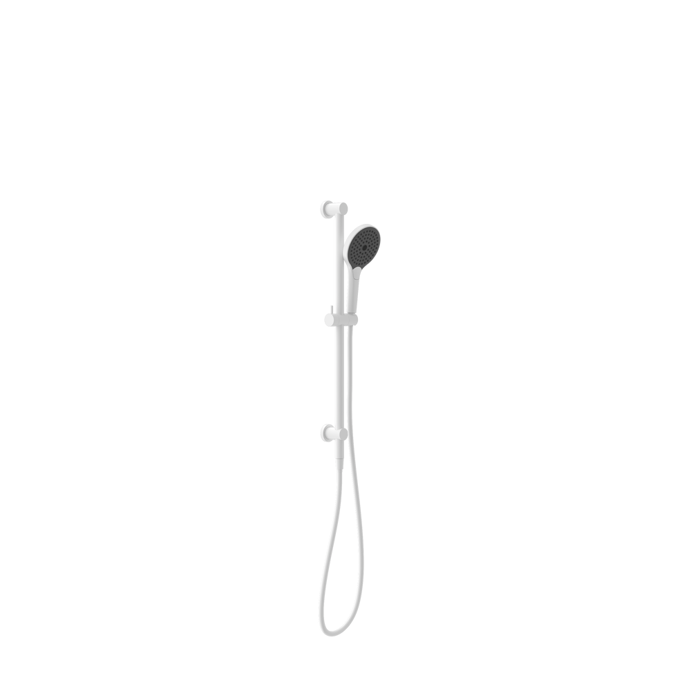 NERO MECCA SHOWER RAIL WITH AIR SHOWER II MATTE WHITE