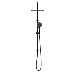 NERO MECCA TWIN SHOWER WITH AIR SHOWER II MATTE BLACK