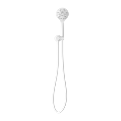 NERO MECCA SHOWER ON BRACKET WITH AIR SHOWER MATTE WHITE