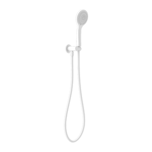 NERO MECCA SHOWER ON BRACKET WITH AIR SHOWER MATTE WHITE