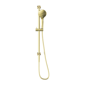 NERO MECCA SHOWER RAIL WITH AIR SHOWER BRUSHED GOLD
