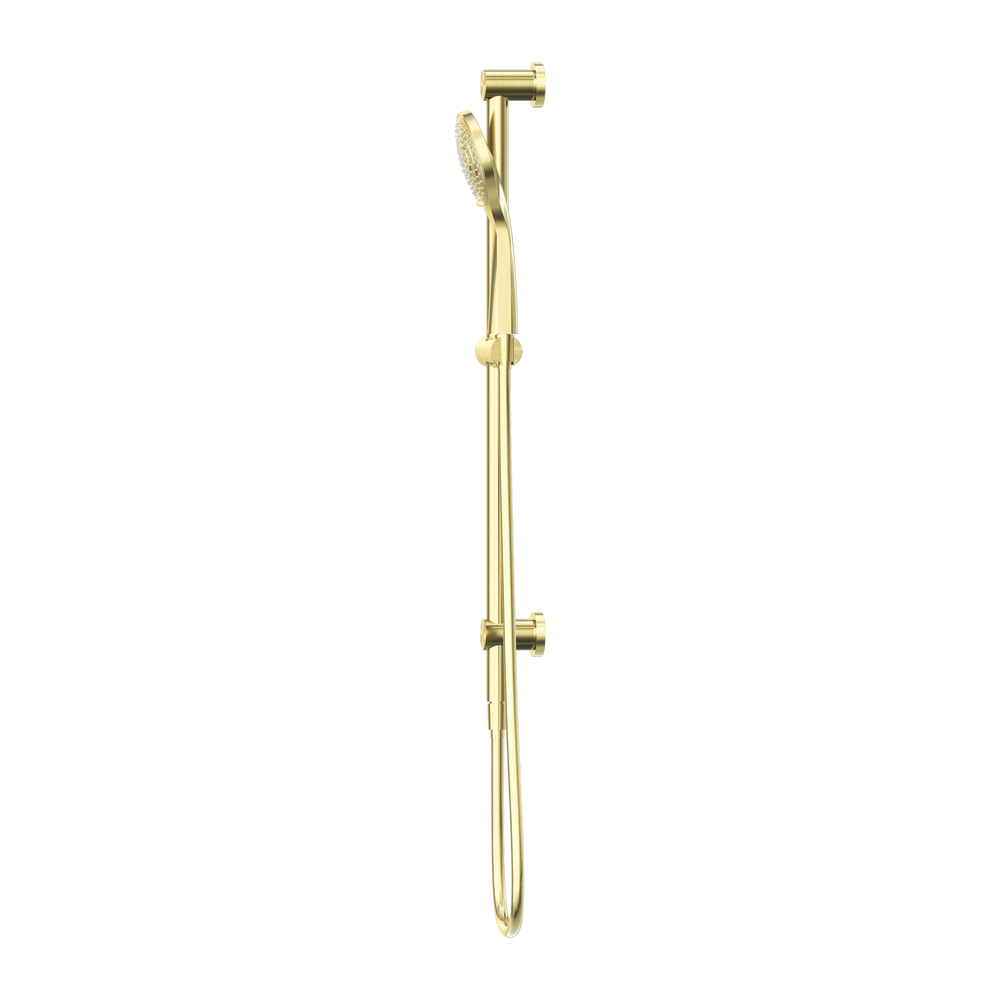 NERO MECCA SHOWER RAIL WITH AIR SHOWER BRUSHED GOLD