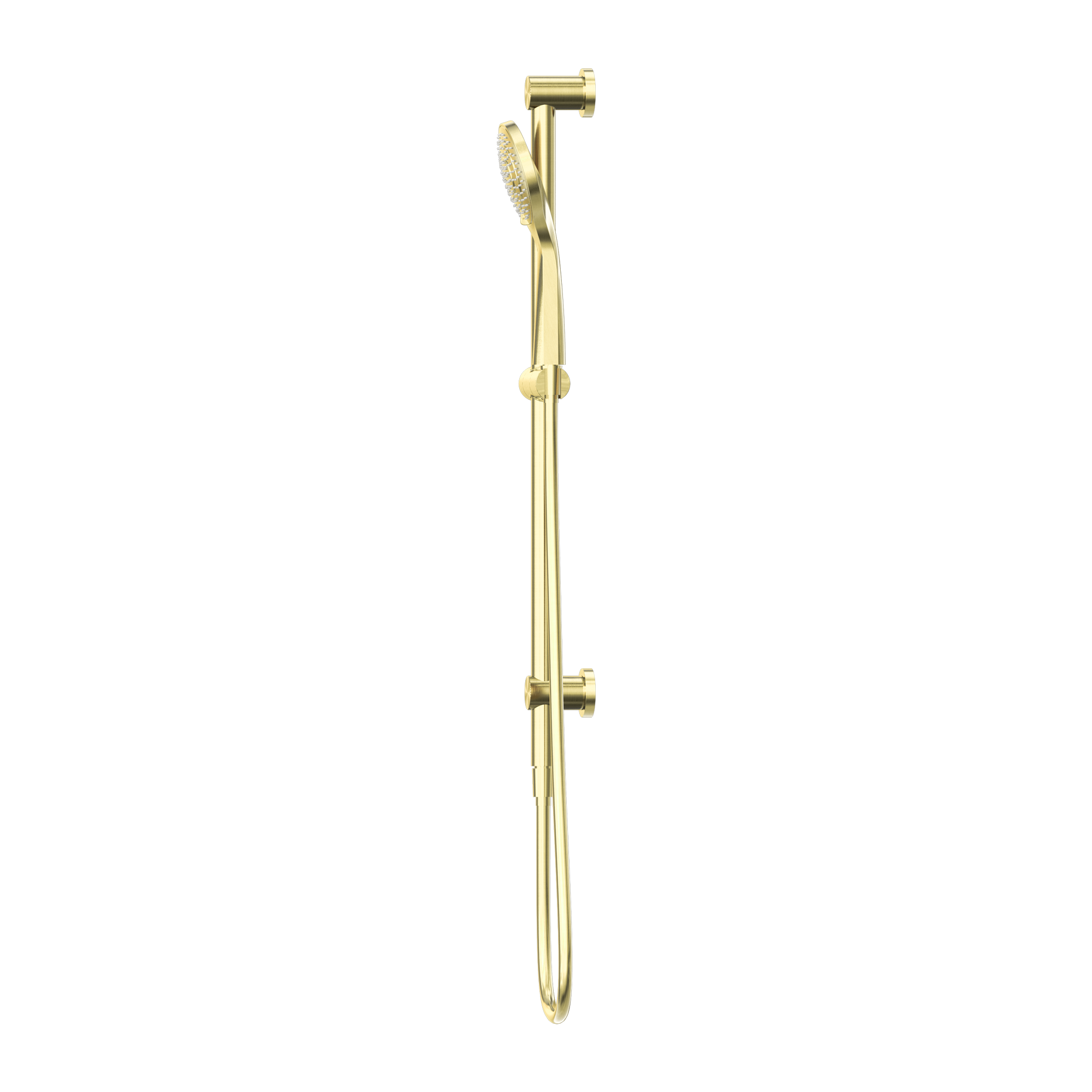 NERO MECCA SHOWER RAIL WITH AIR SHOWER BRUSHED GOLD