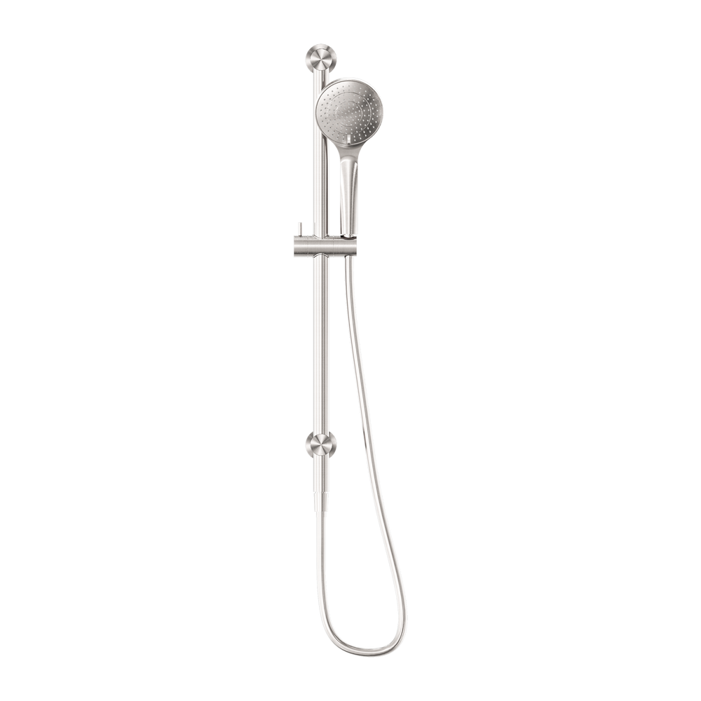 NERO MECCA SHOWER RAIL WITH AIR SHOWER BRUSHED NICKEL
