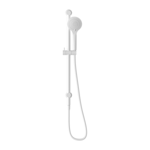 NERO MECCA SHOWER RAIL WITH AIR SHOWER MATTE WHITE