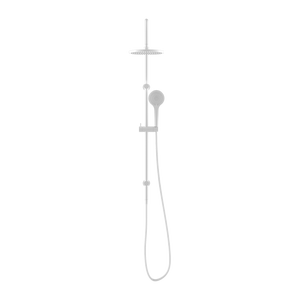 NERO MECCA TWIN SHOWER WITH AIR SHOWER MATTE WHITE
