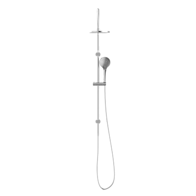 NERO MECCA TWIN SHOWER WITH AIR SHOWER CHROME