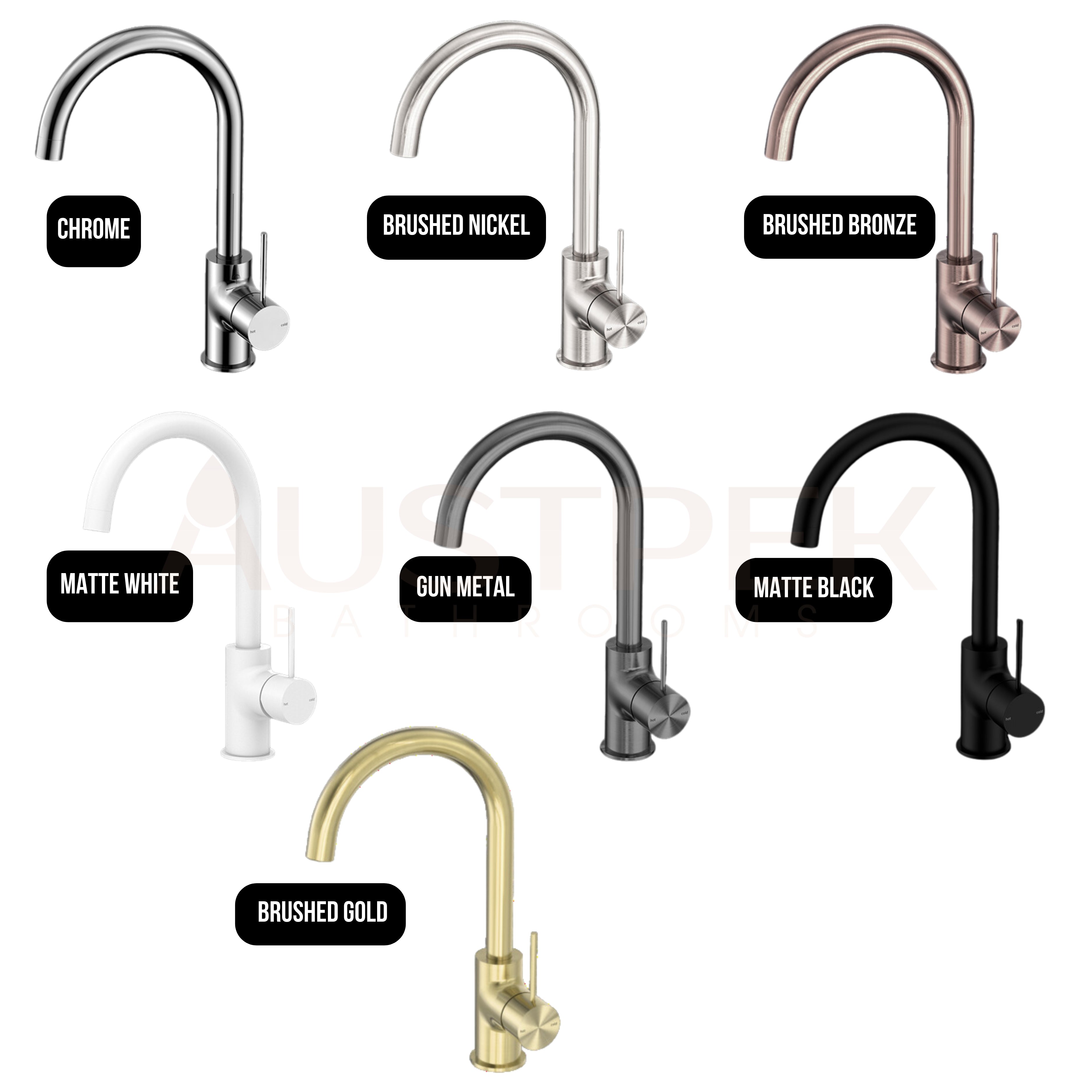 NERO MECCA KITCHEN MIXER BRUSHED NICKEL