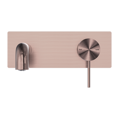 NERO MECCA WALL BASIN/ BATH MIXER BRUSHED BRONZE (AVAILABLE IN 120MM,160MM,185MM, 230MM AND 260MM)