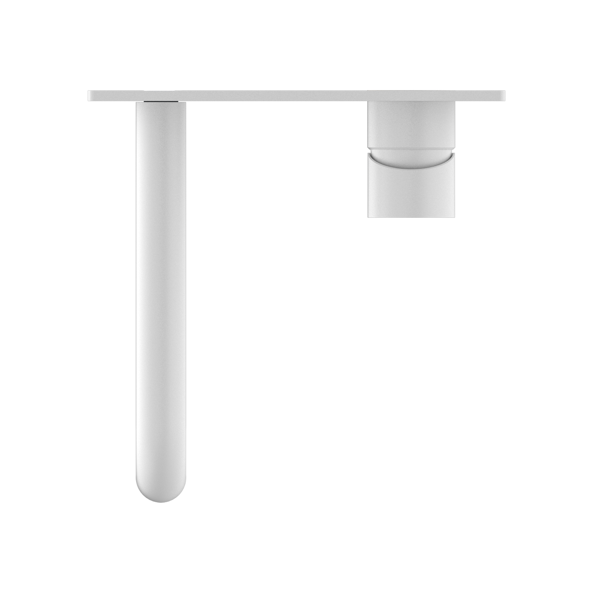 NERO MECCA WALL BASIN/ BATH MIXER MATTE WHITE (AVAILABLE IN 120MM, 160MM, 185MM, 230MM AND 260MM)