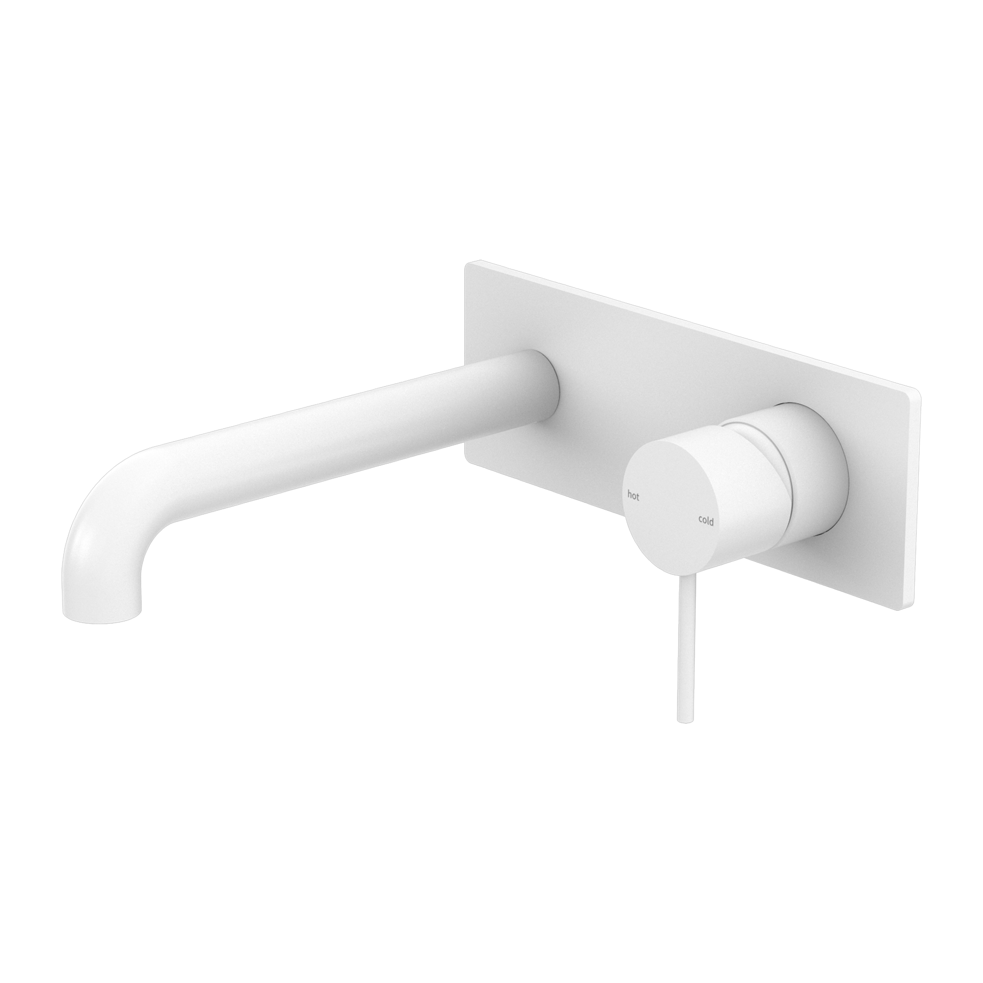 NERO MECCA WALL BASIN/ BATH MIXER MATTE WHITE (AVAILABLE IN 120MM, 160MM, 185MM, 230MM AND 260MM)