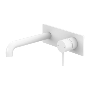 NERO MECCA WALL BASIN/ BATH MIXER MATTE WHITE (AVAILABLE IN 120MM, 160MM, 185MM, 230MM AND 260MM)