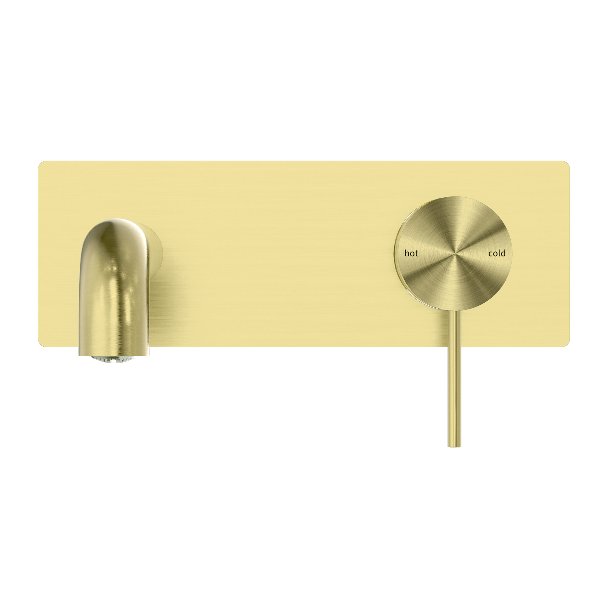 NERO MECCA WALL BASIN/ BATH MIXER BRUSHED GOLD (AVAILABLE IN 120MM, 160MM, 185MM, 230MM AND 260MM)