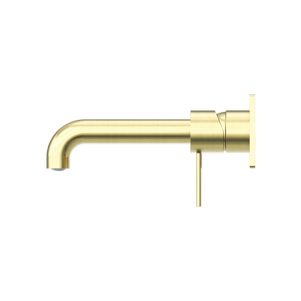 NERO MECCA WALL BASIN / BATH MIXER BRUSHED GOLD (AVAILABLE IN 120MM, 160MM, 185MM, 230MM AND 260MM)