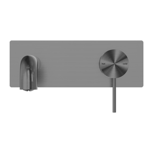 NERO MECCA WALL BASIN / BATH MIXER GUN METAL (AVAILABLE IN 120MM, 160MM, 185MM, 230MM AND 260MM)
