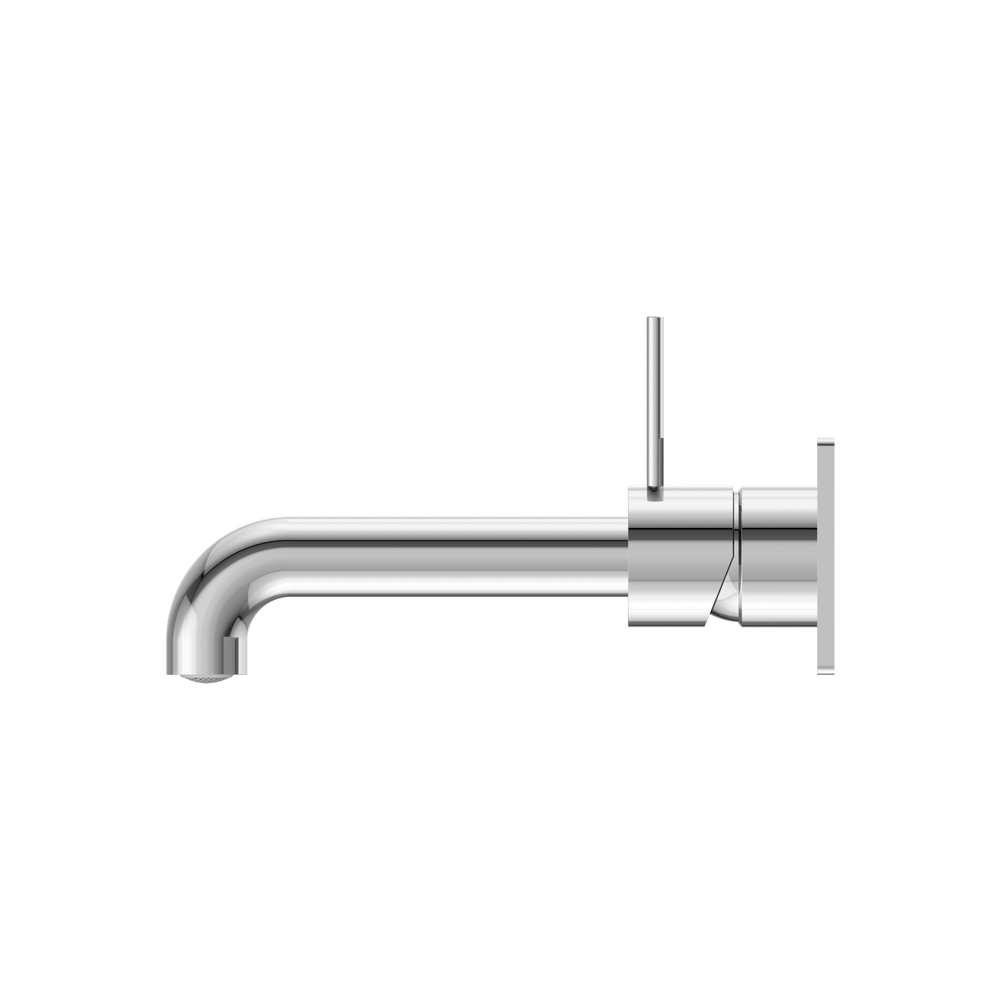 NERO MECCA WALL BASIN/BATH MIXER HANDLE UP CHROME  (AVAILABLE IN 120MM,160MM,185MM, 230MM AND 260MM)