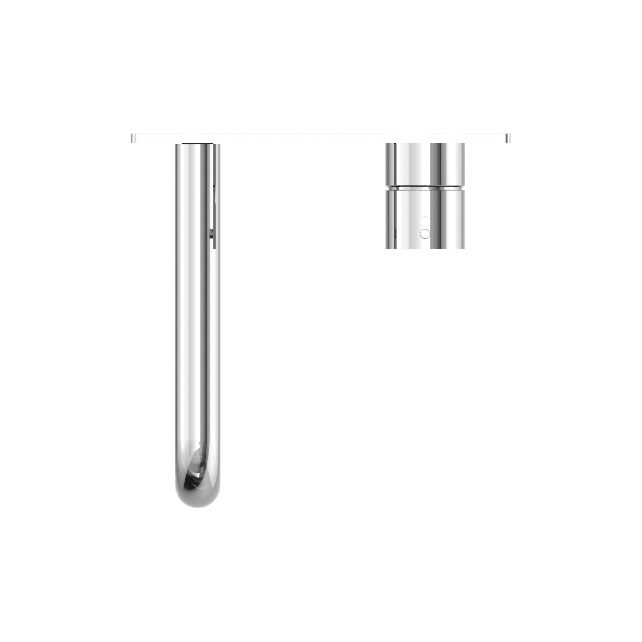 NERO MECCA WALL BASIN/BATH MIXER HANDLE UP CHROME  (AVAILABLE IN 120MM,160MM,185MM, 230MM AND 260MM)
