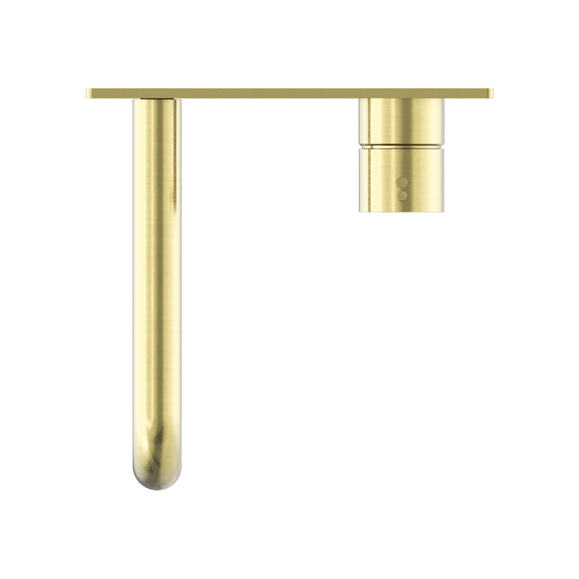 NERO MECCA WALL BASIN/BATH MIXER HANDLE UP BRUSHED GOLD (AVAILABLE IN 120MM,160MM,185MM, 230MM AND 260MM)