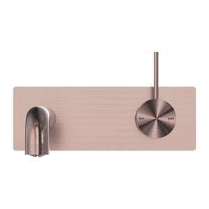 NERO MECCA WALL BASIN/ BATH MIXER HANDLE UP BRUSHED BRONZE (AVAILABLE IN 120MM,160MM,185MM, 230MM AND 260MM)