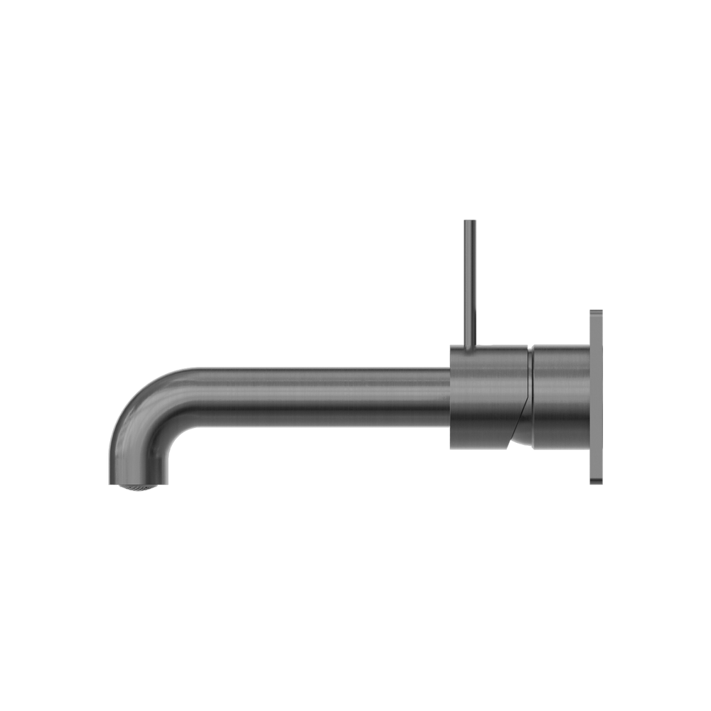 NERO MECCA WALL BASIN/BATH MIXER HANDLE UP GUN METAL (AVAILABLE IN 120MM,160MM,185MM, 230MM AND 260MM)