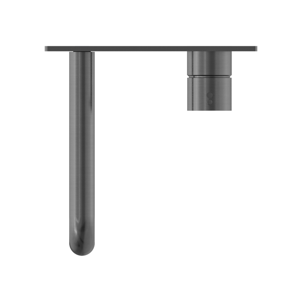NERO MECCA WALL BASIN/BATH MIXER HANDLE UP GUN METAL (AVAILABLE IN 120MM,160MM,185MM, 230MM AND 260MM)