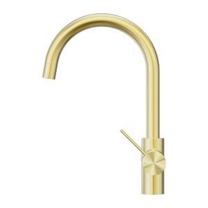 NERO MECCA 3 WAY FILTERED MIXER TAP 350MM BRUSHED GOLD